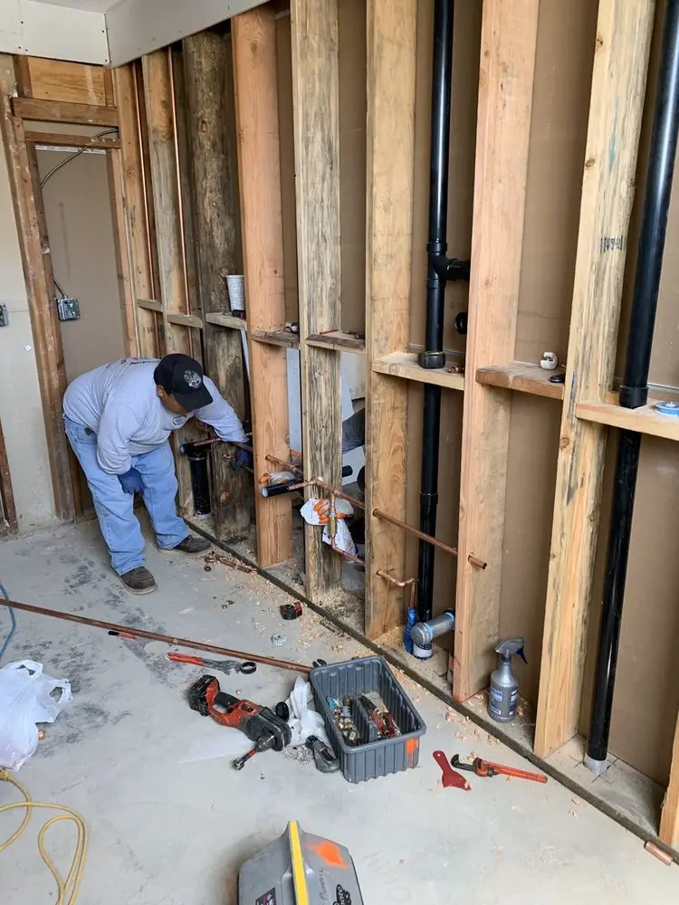 Commercial rough-in plumbing for Gas Line Repair in Fairfax Hills